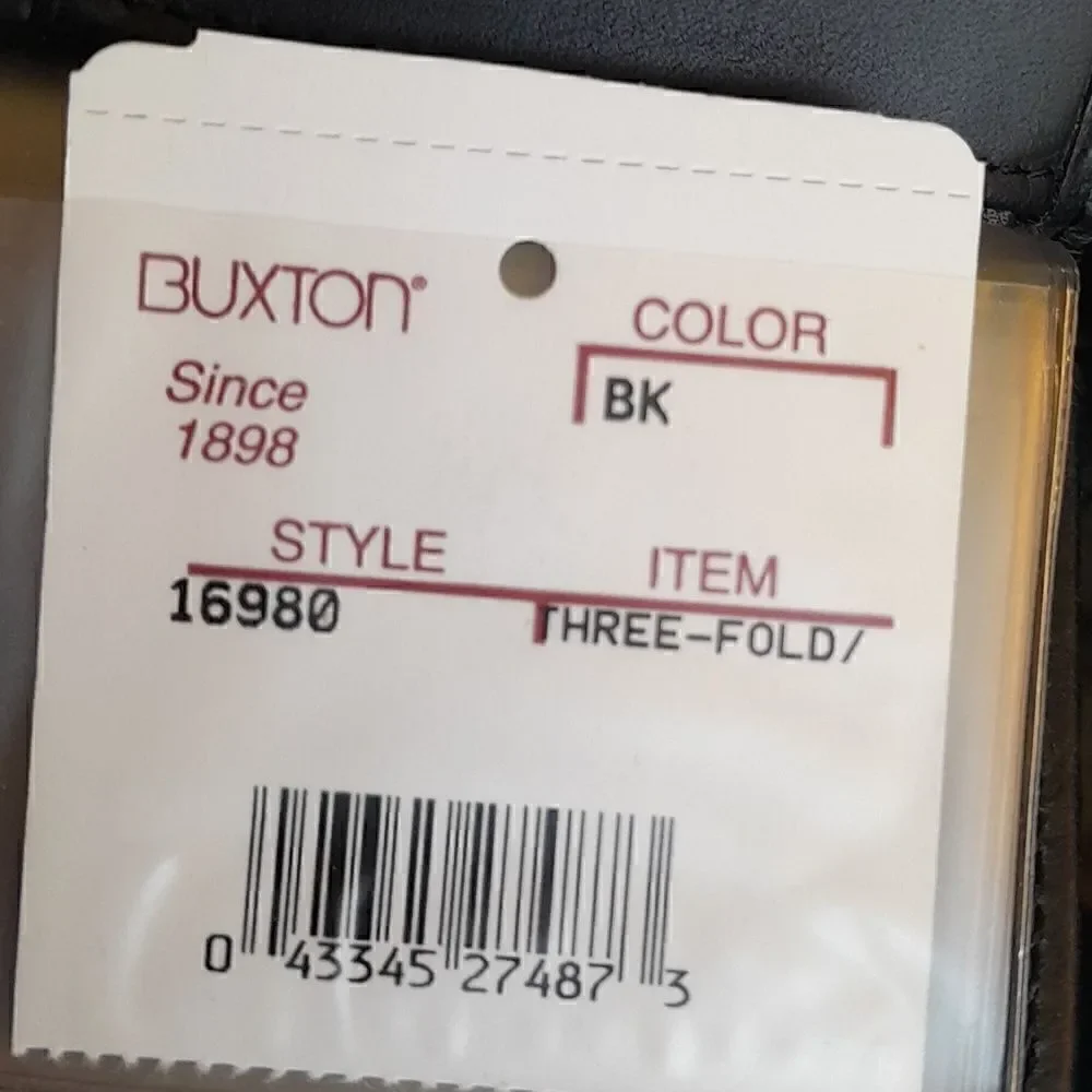 Buxton RFTD Wallet...NWT...